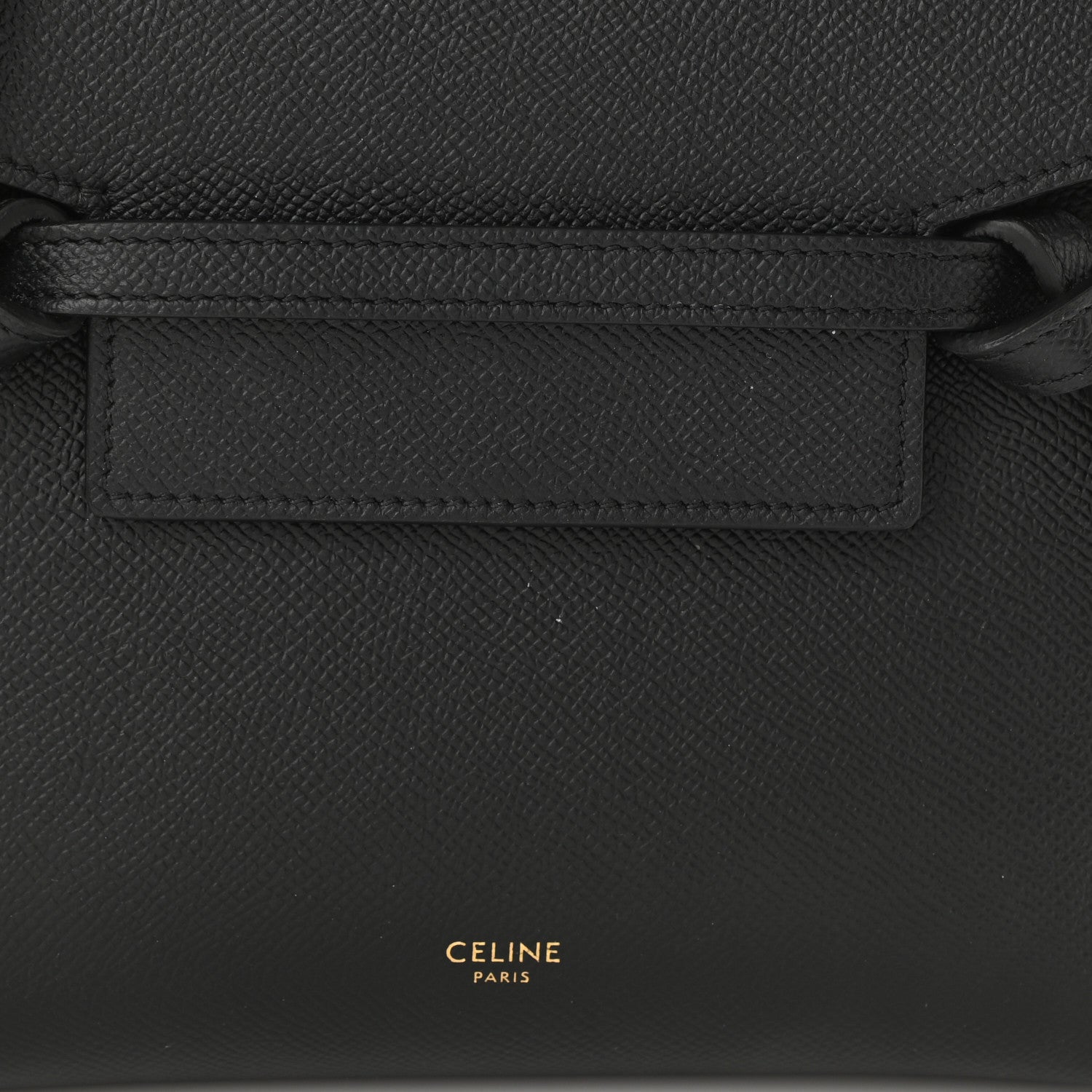 Celine Grained Calfskin Nano Belt Bag Black 7 of 10
