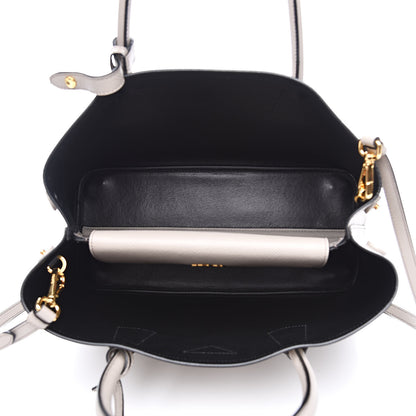 Prada Saffiano Cuir Small Double Bag Pomice 5 of 9