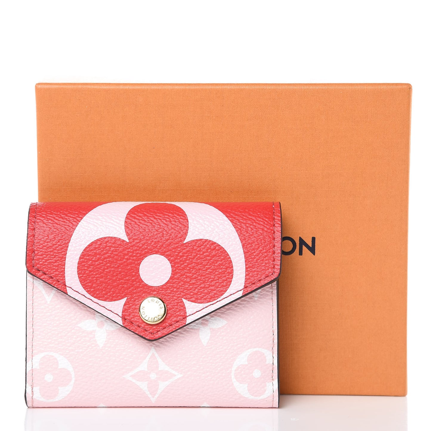 Monogram Giant Zoe Wallet Rouge Rose