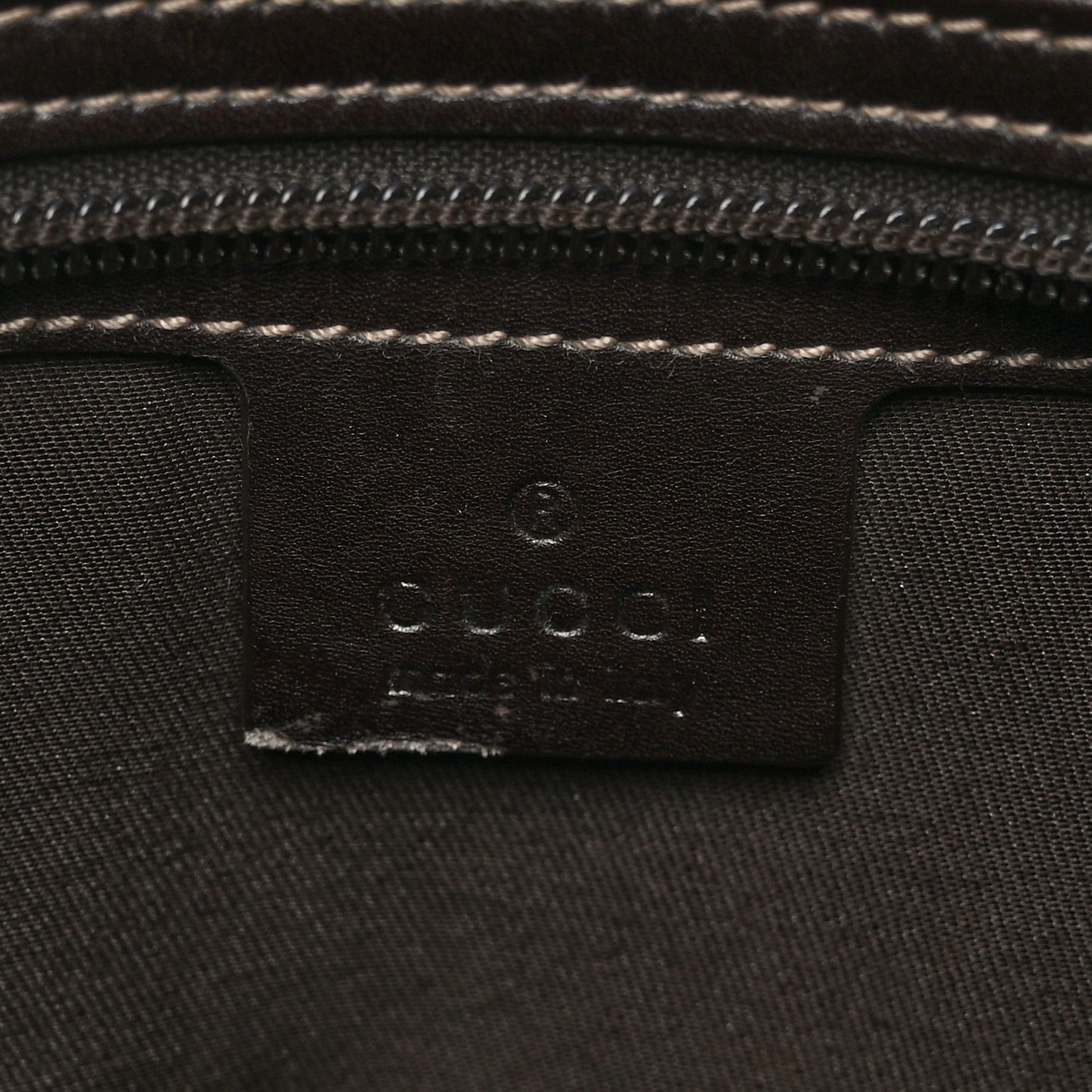 Monogram Large Punch Tote Dark Brown