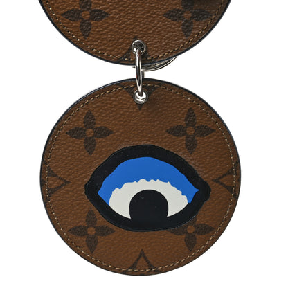 Louis Vuitton Reverse Monogram Kabuki Mask Bag Charm Key Holder 3 of 5