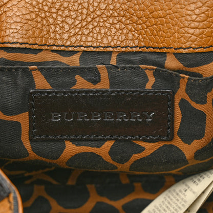Burberry Haymarket Check Animal Print Maydown Crossbody Bag Brown 6 of 12