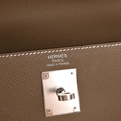Hermes Epsom Kelly Sellier 32 Etoupe 6 of 10