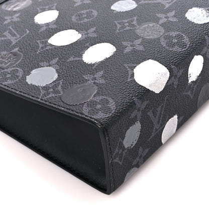 Louis Vuitton LV X YK Monogram Eclipse Dots Pochette Voyage MM Black 9 of 11