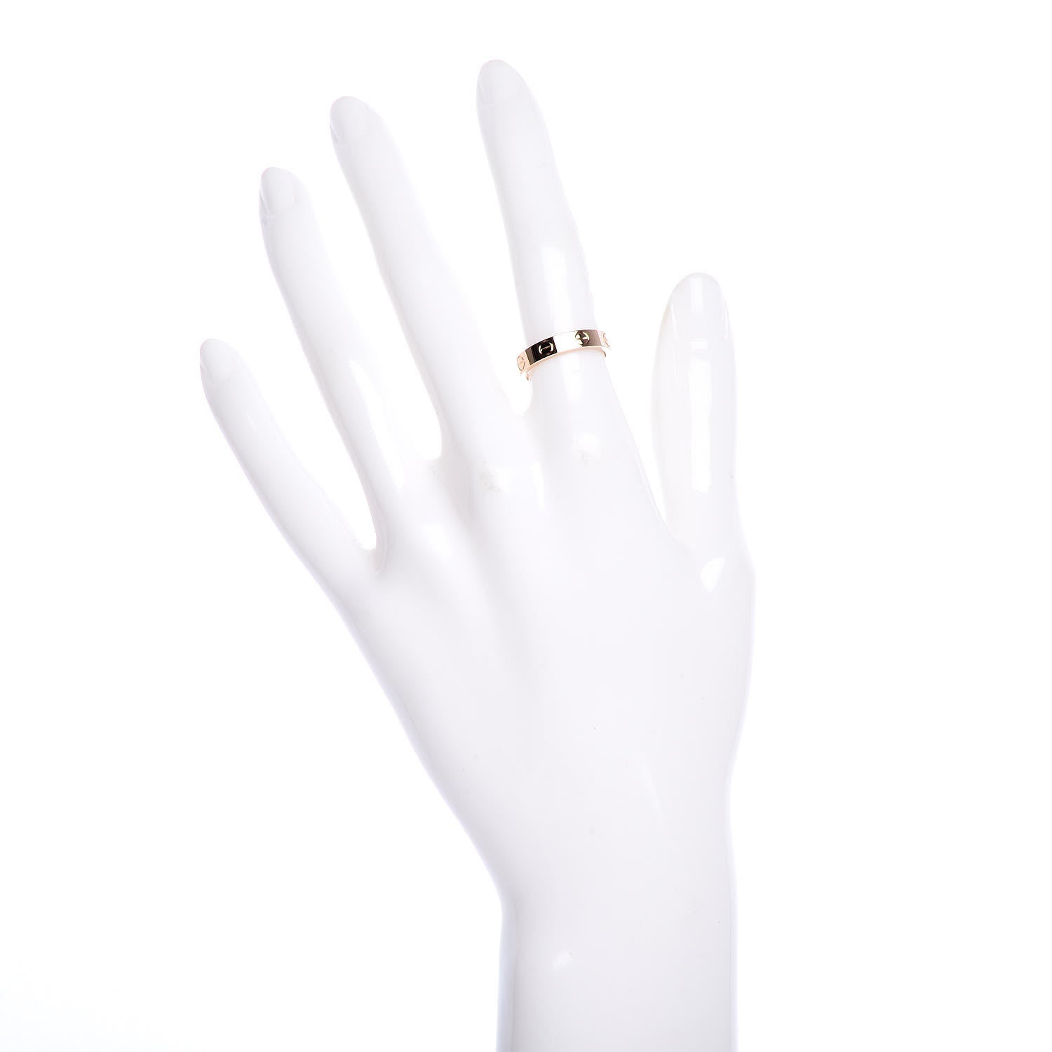 Cartier 18K Pink Gold 3.5mm LOVE Wedding Band Ring 49 4.75 2 of 4