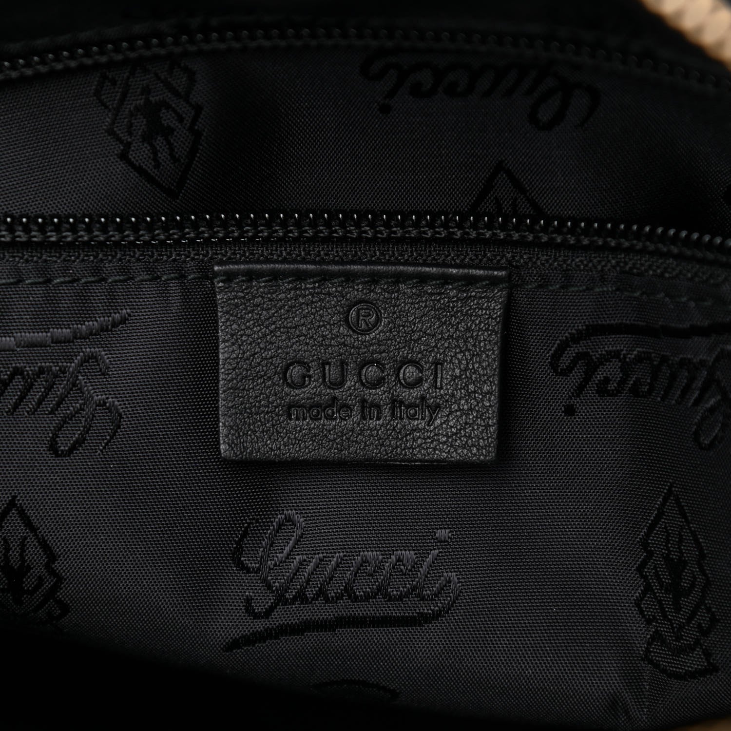 Gucci Guccissima Medium Messenger Black 7 of 8