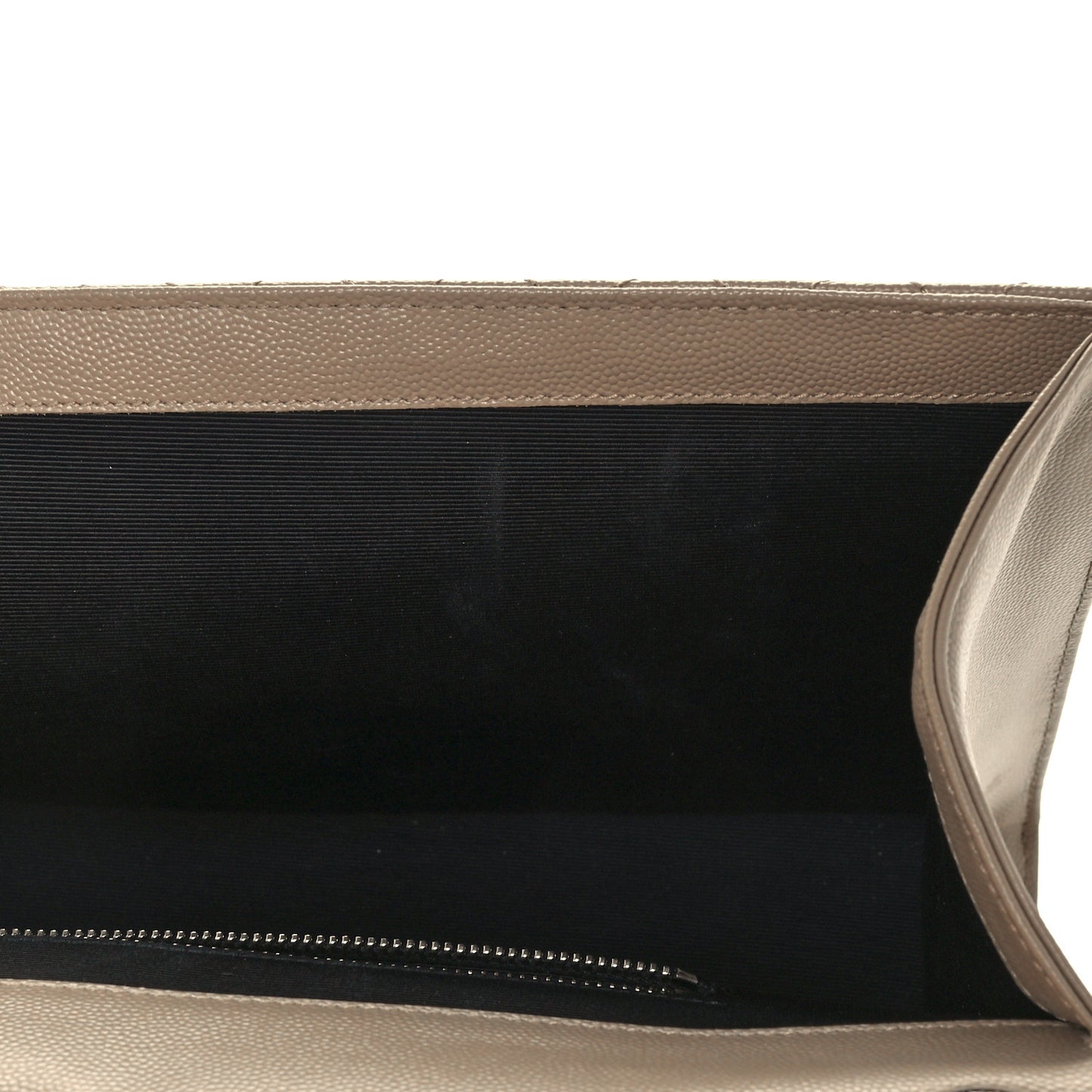 Grain De Poudre Large Tri-Quilt Monogram Satchel Dark Beige