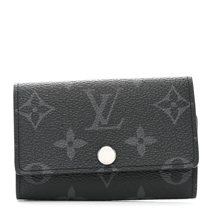 Louis Vuitton Monogram Eclipse Multicles 6 Key Holder 1 of 7