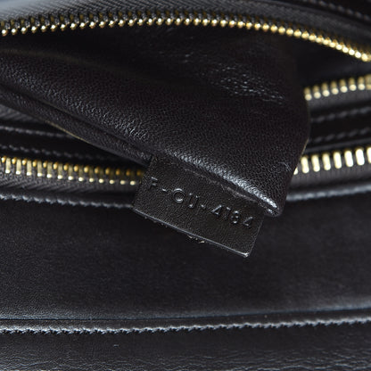 Celine Textile Smooth Calfskin Micro Luggage Dark Blue Black 6 of 17