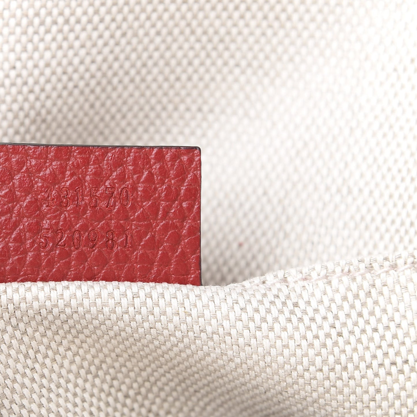 Pebbled Calfskin Soho Chain Backpack Hibiscus Red