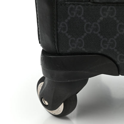 Gucci GG Supreme Monogram Gran Turismo Suitcase Black Grey 15 of 19