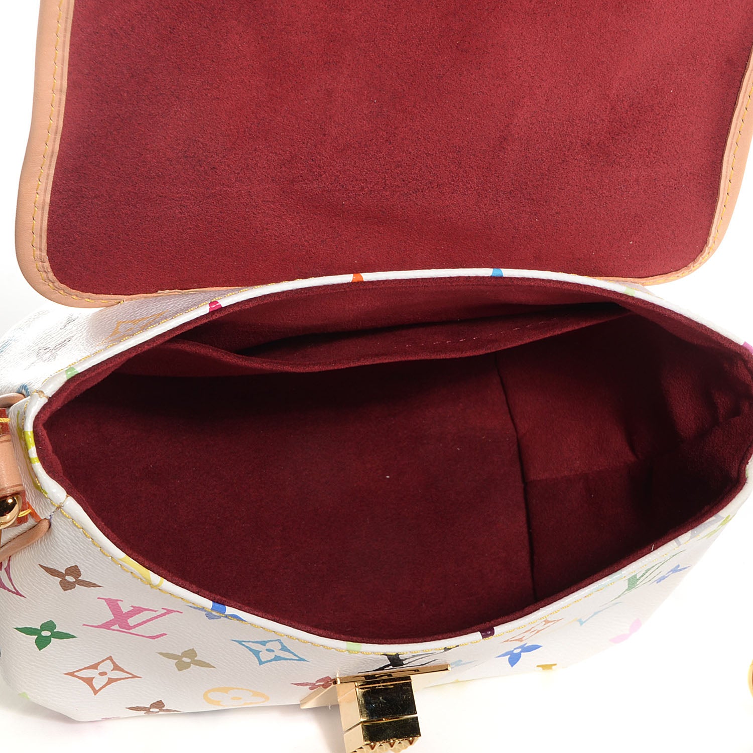 Louis Vuitton Monogram Multicolor Patti White 5 of 7
