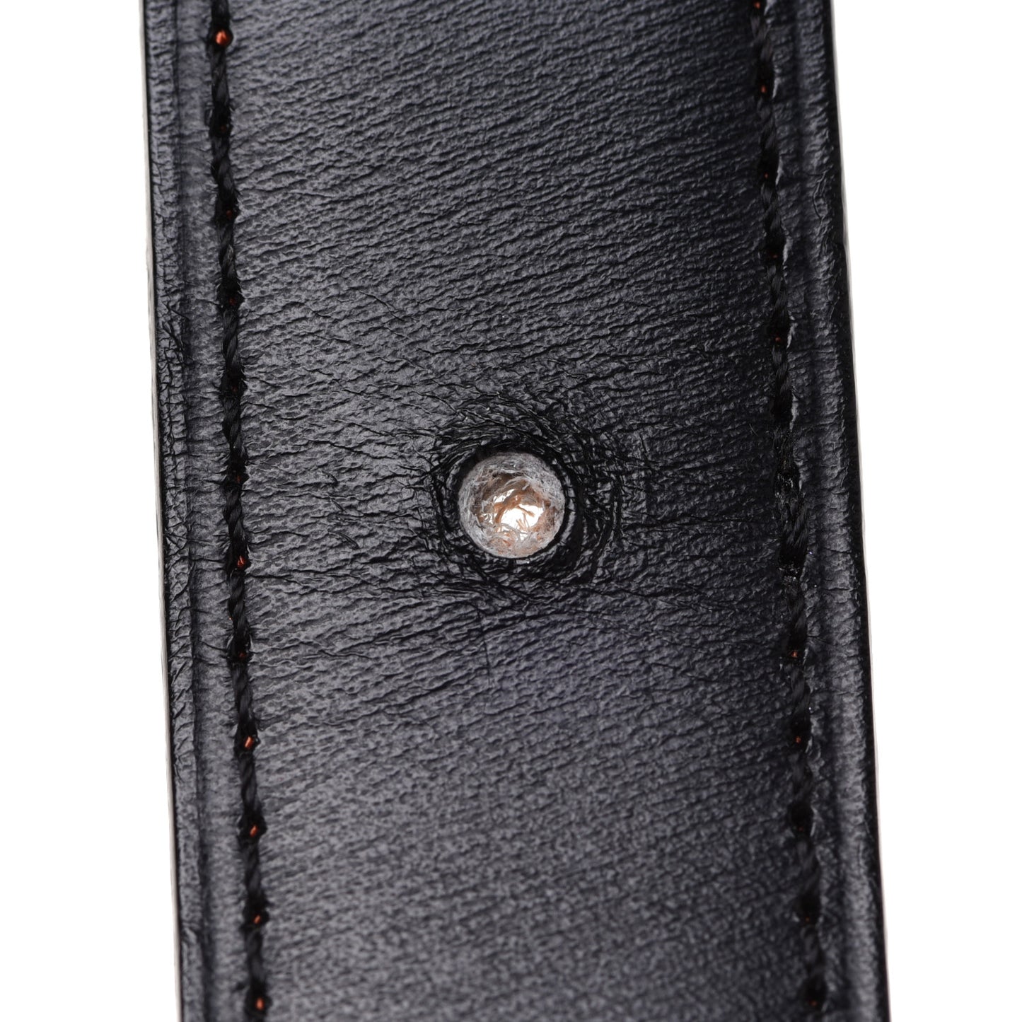 Box Taurillon Clemence 24mm Constance Belt 80 Orange Black