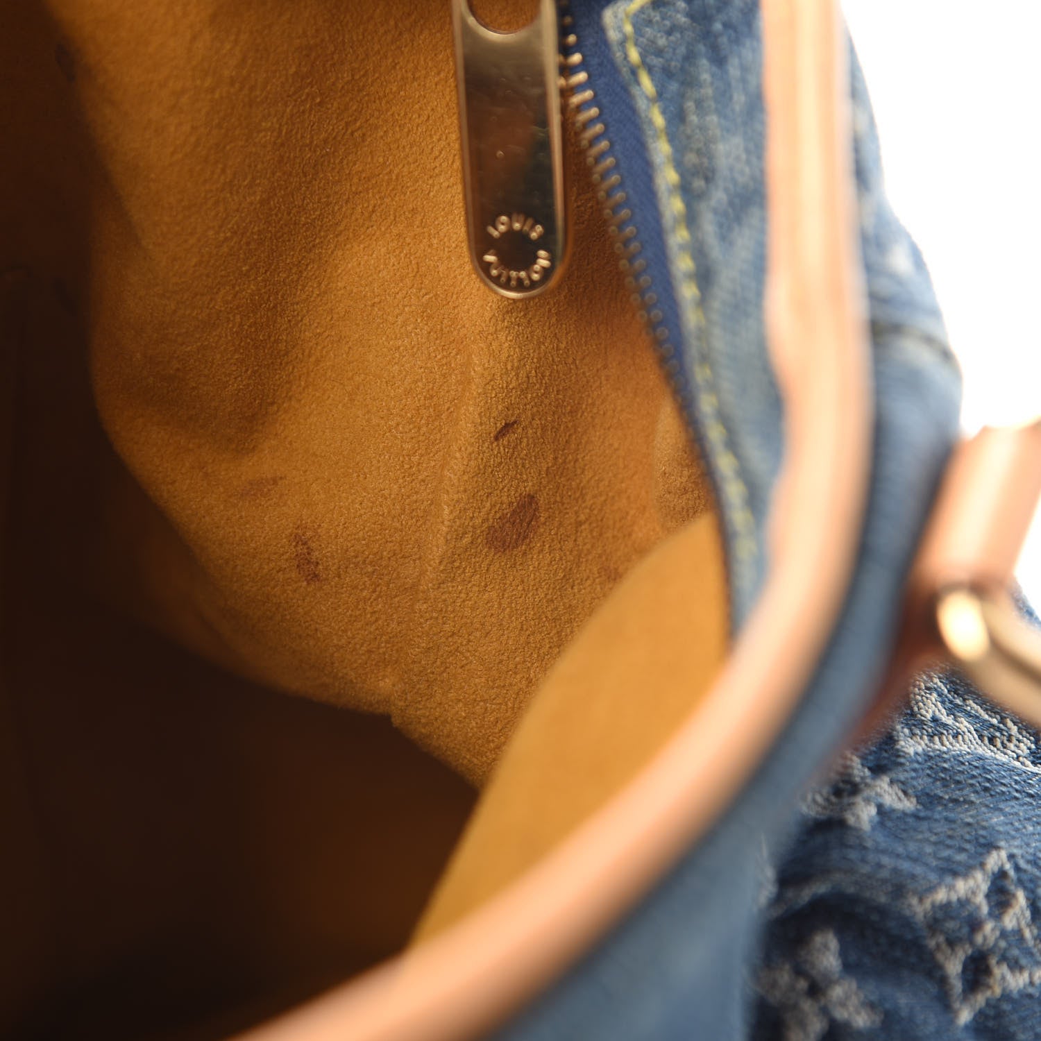 Louis Vuitton Denim Neo Cabby MM Blue 9 of 11