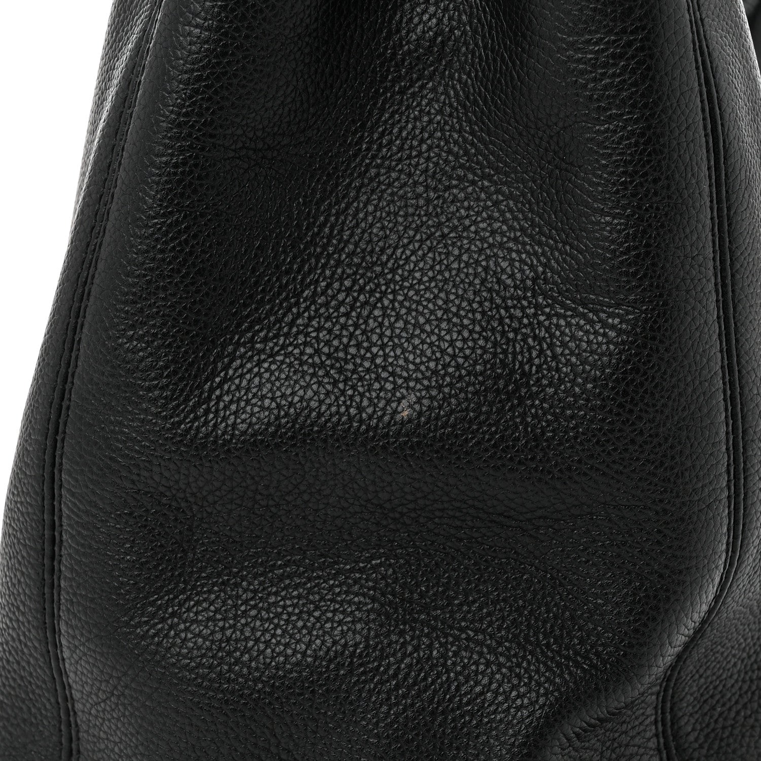 Chanel Calfskin Cerf Executive Shopper Tote Black 11 of 12