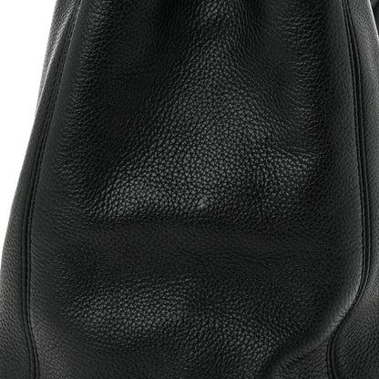Chanel Calfskin Cerf Executive Shopper Tote Black 11 of 12