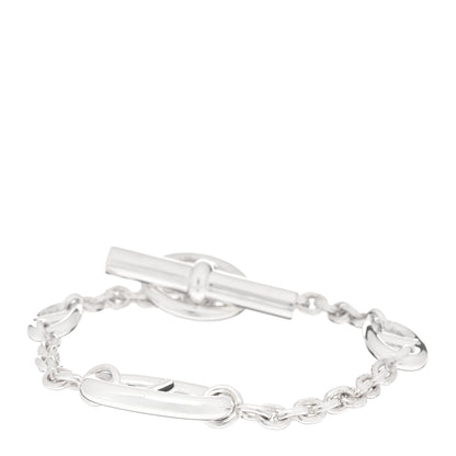 Hermes Sterling Silver Farandole Bracelet LG 1 of 4