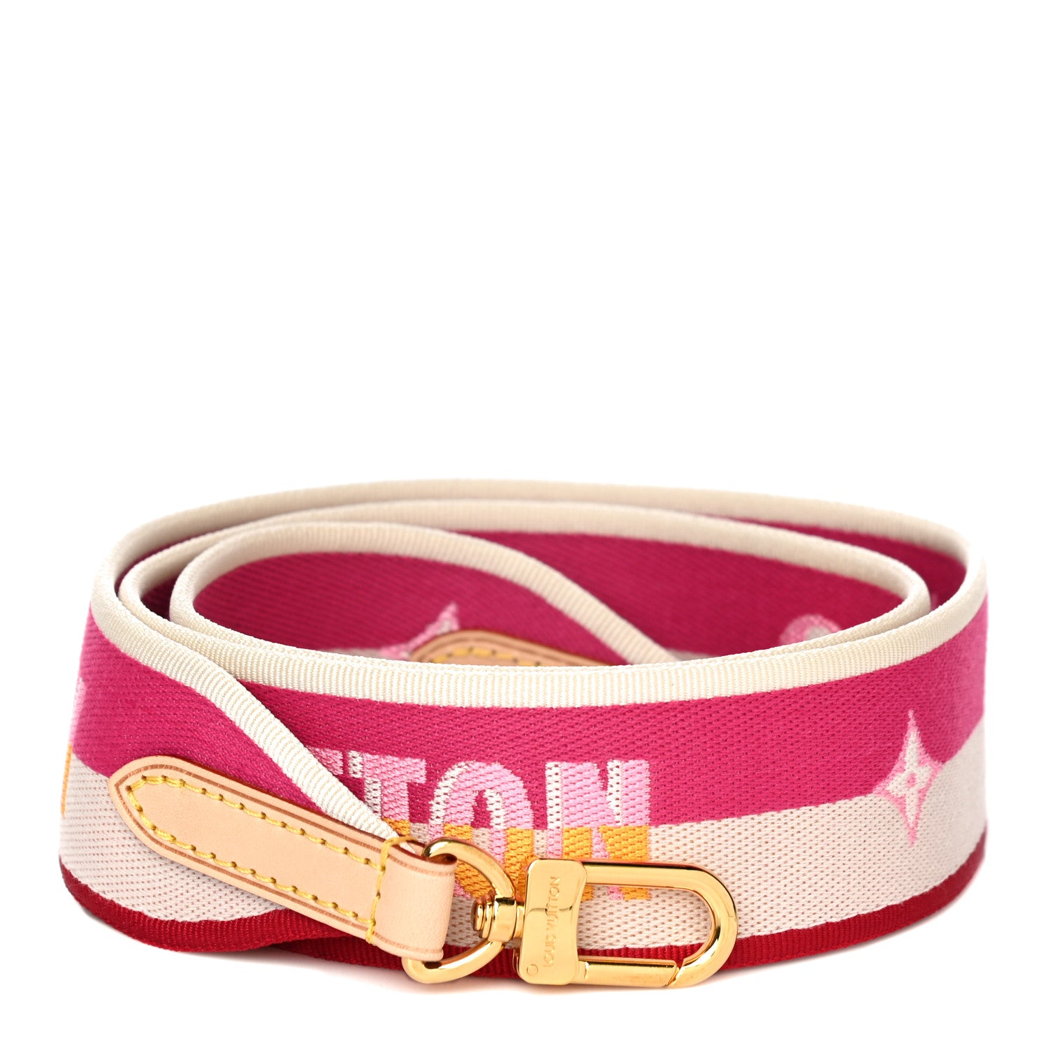 Louis Vuitton Jacquard Speedy Bandouliere 20 Shoulder Strap Fuchsia 1 of 4