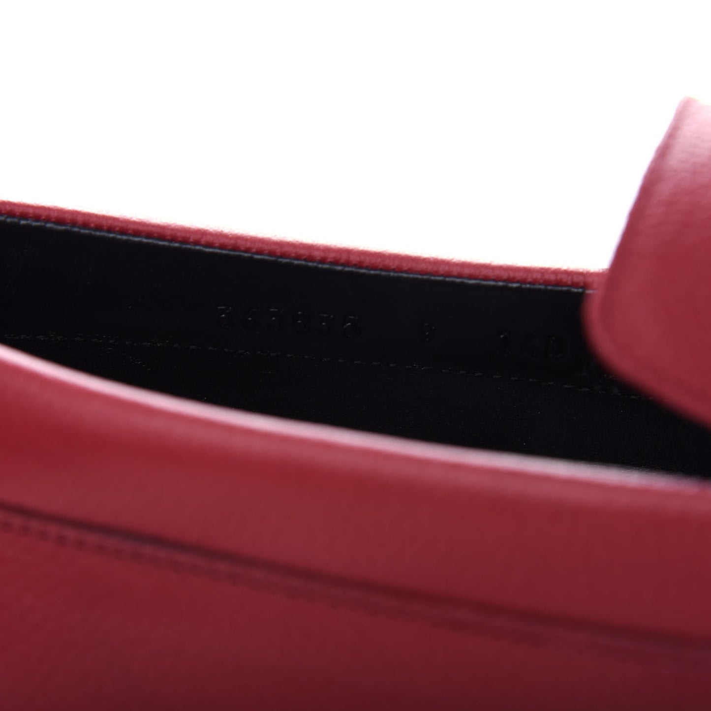 Calfskin Web Mens Driver Loafers 9 Red