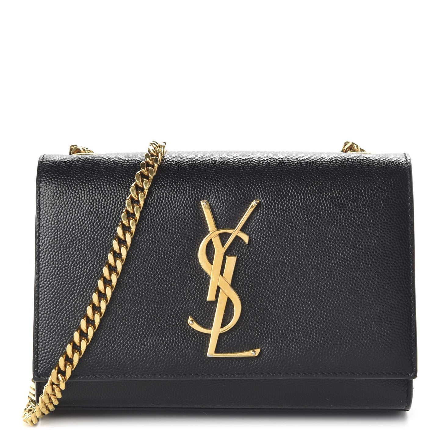 Grain De Poudre Small Monogram Kate Satchel Black