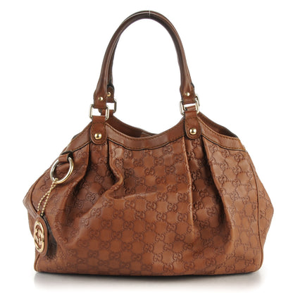 Gucci Guccissima Medium Sukey Tote Brown 1 of 14