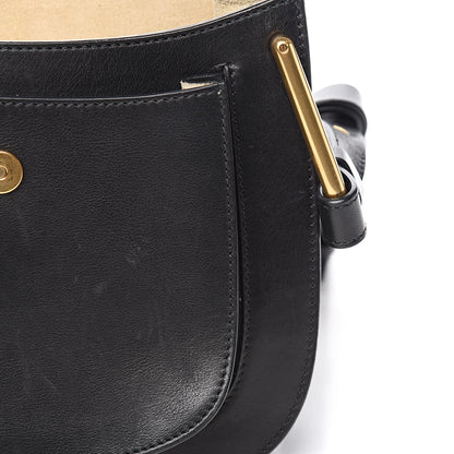 Chloe Calfskin Small Charm Hudson Shoulder Bag Black 8 of 13