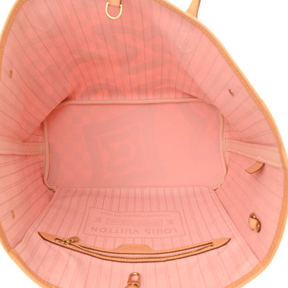 Louis Vuitton Damier Azur Tahitienne Neverfull MM 5 of 11