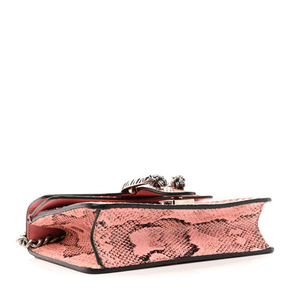 Gucci Snakeskin Enamel Mini Dionysus Shoulder Bag Pastel Pink 4 of 17