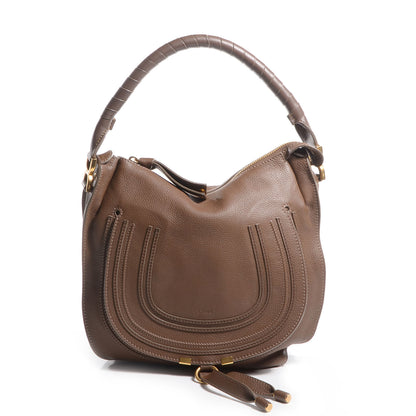 Chloe Calfskin Medium Marcie Hobo Brown Seed 1 of 7