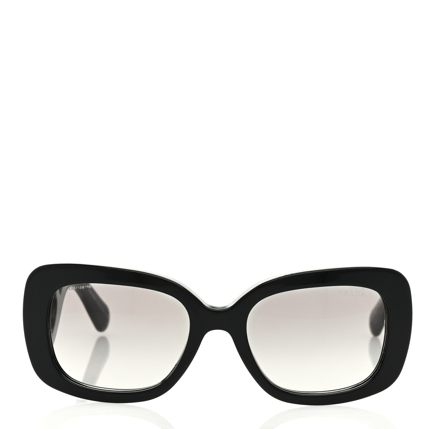 Prada Acetate Baroque Sunglasses SPR 27O Black 2 of 8