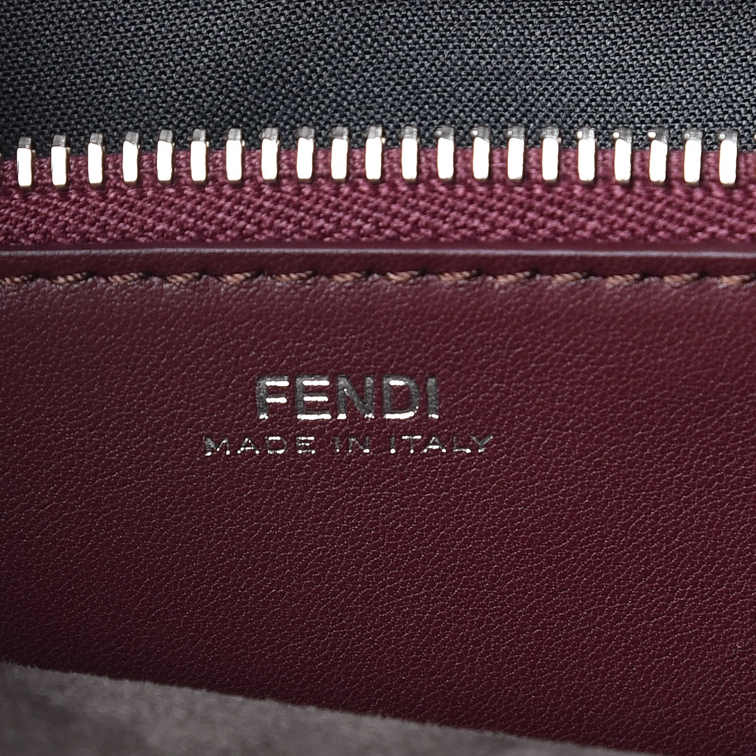 Fendi Vitello Baltico Dolce Elaphe DotCom Satchel Carbone Ramar Multicolor 9 of 11