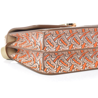Burberry Calfskin Monogram Small TB Bag Bright Orange 5 of 9