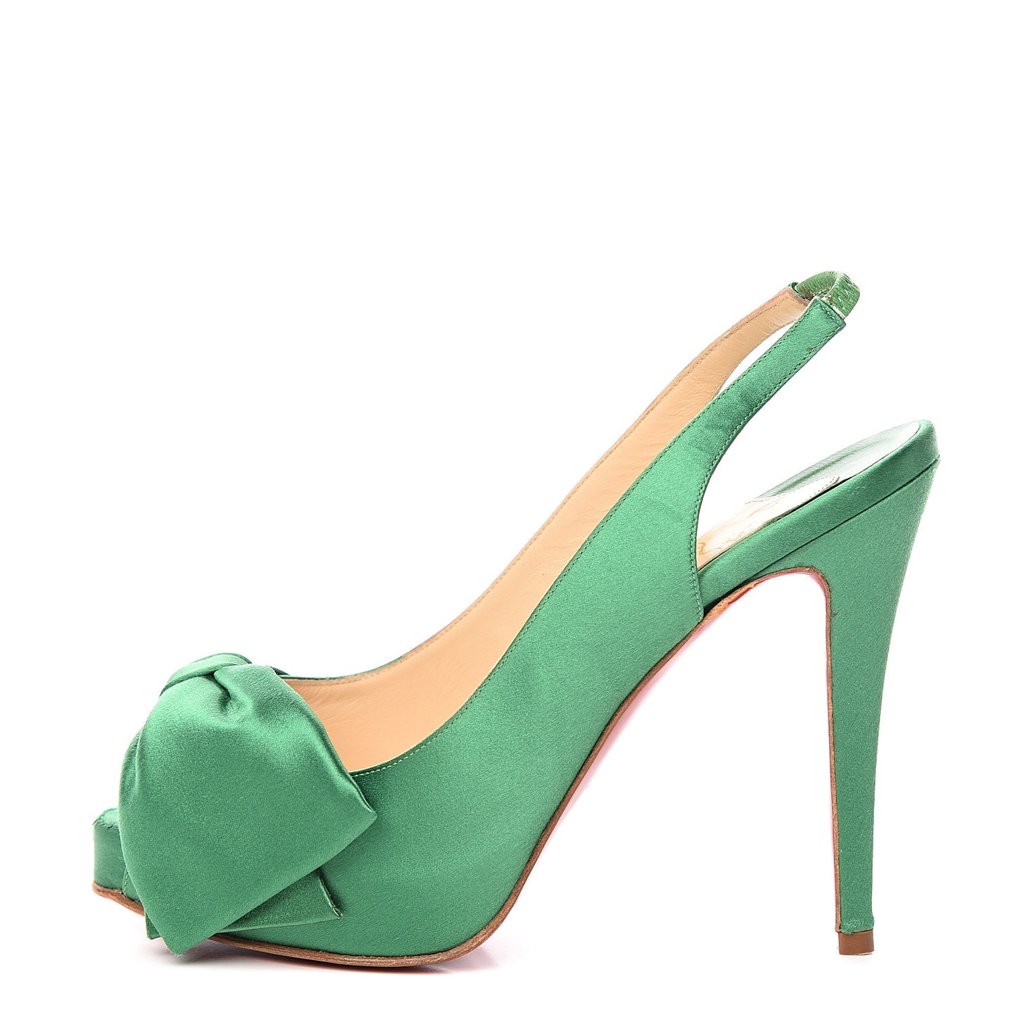 Satin Very Noeud 120 Pumps 38 Verde Imperiali