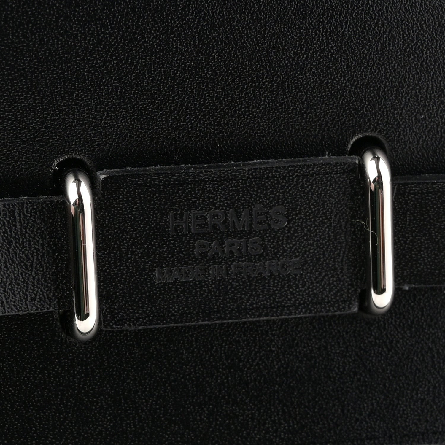 Hermes Military Toile Vache Hunter Herbag Zip Retourne 20 Black 6 of 11