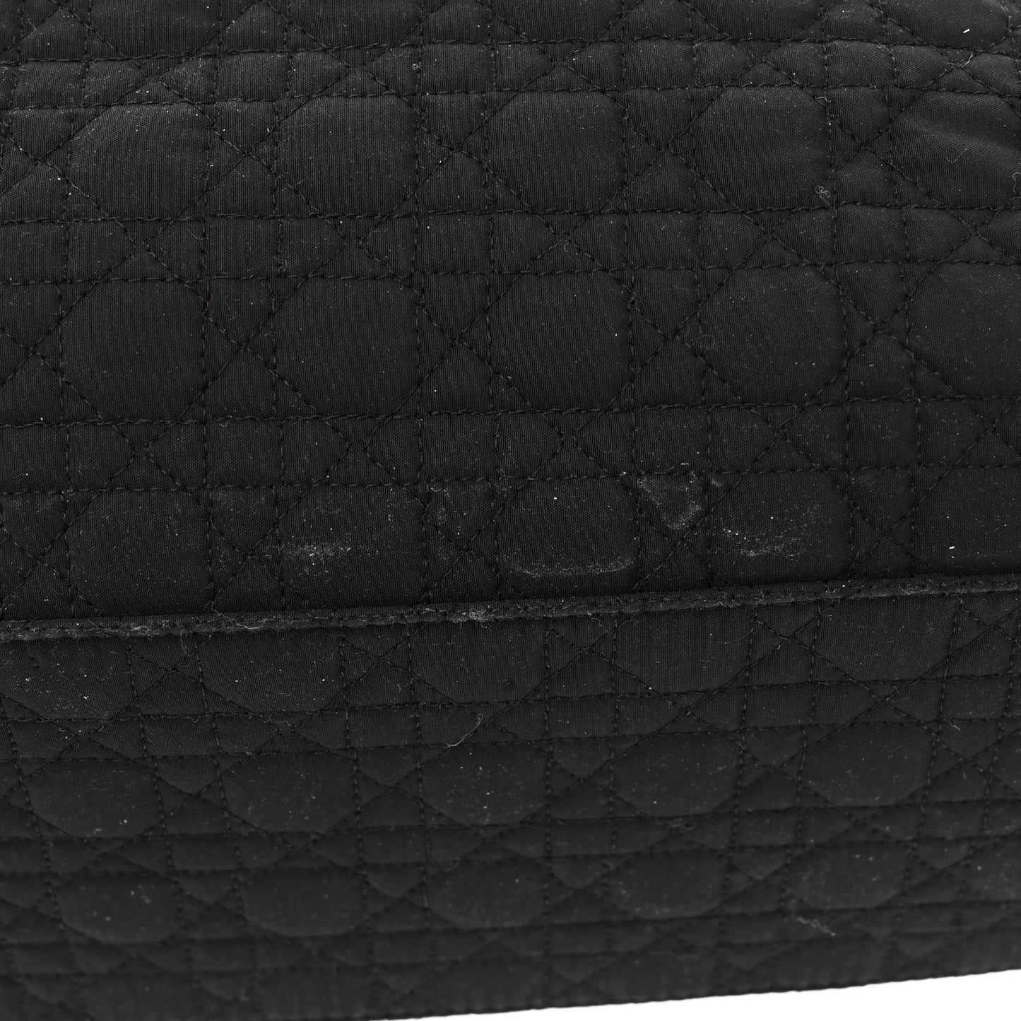 Nylon Cannage Large Lady Dior Black