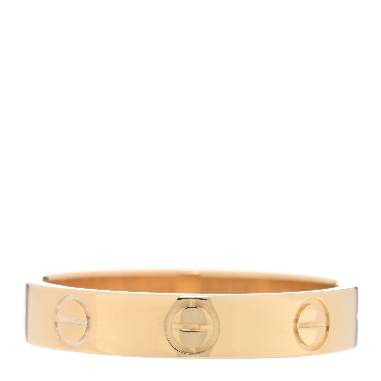 Cartier 18K Yellow Gold 3.5mm LOVE Wedding Band Ring 52 6 3 of 4
