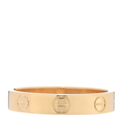 Cartier 18K Yellow Gold 3.5mm LOVE Wedding Band Ring 52 6 3 of 4