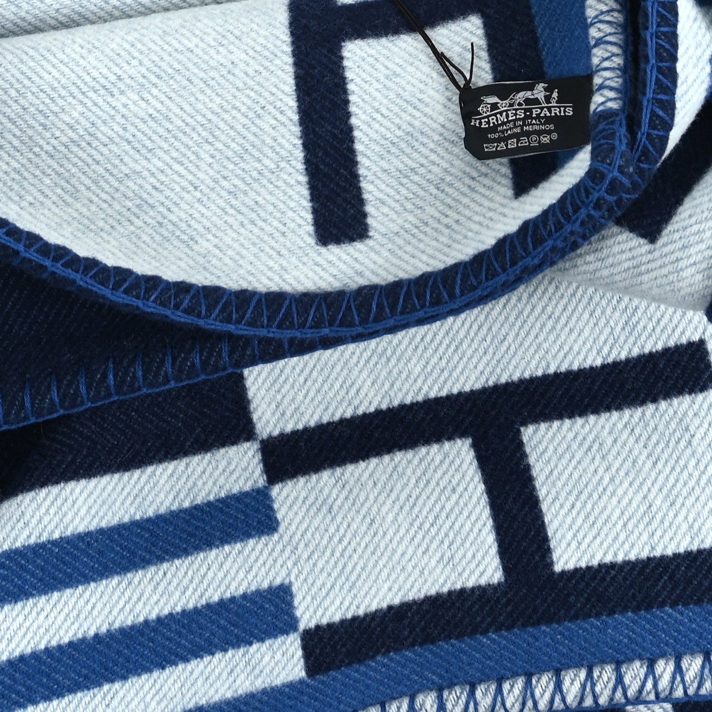 Hermes Wool Cashmere Ithaque Blanket 3 of 3