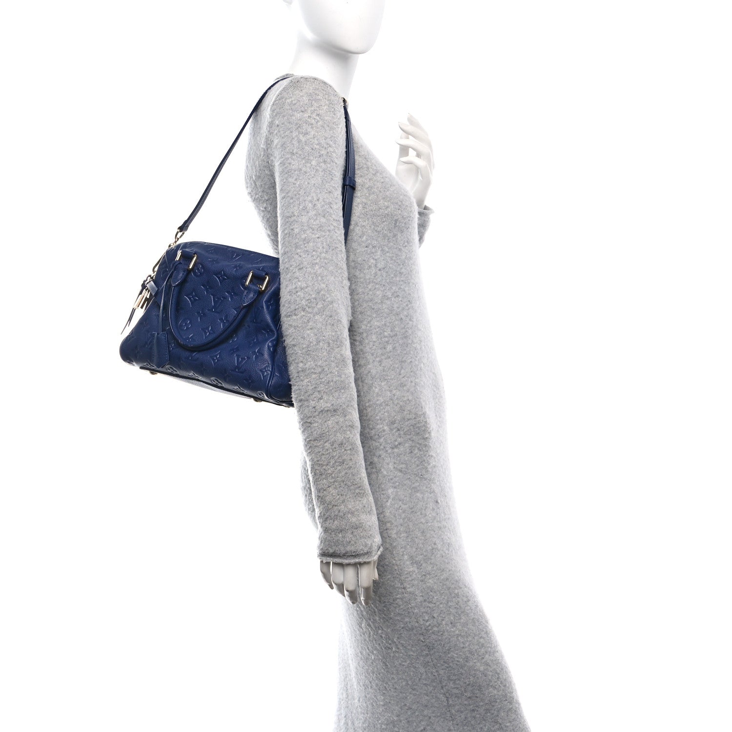 Louis Vuitton Empreinte Speedy Bandouliere 25 Celeste 3 of 9