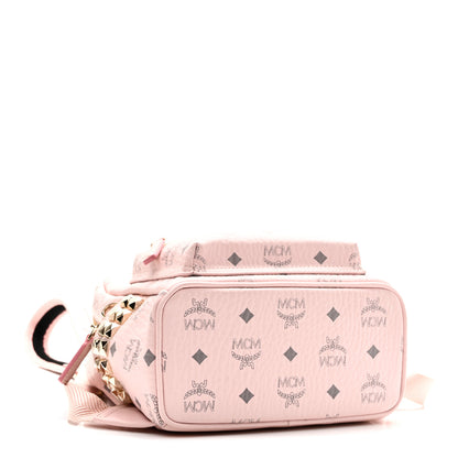 MCM Visetos Outline Stud Mini Stark Backpack Soft Pink 4 of 10