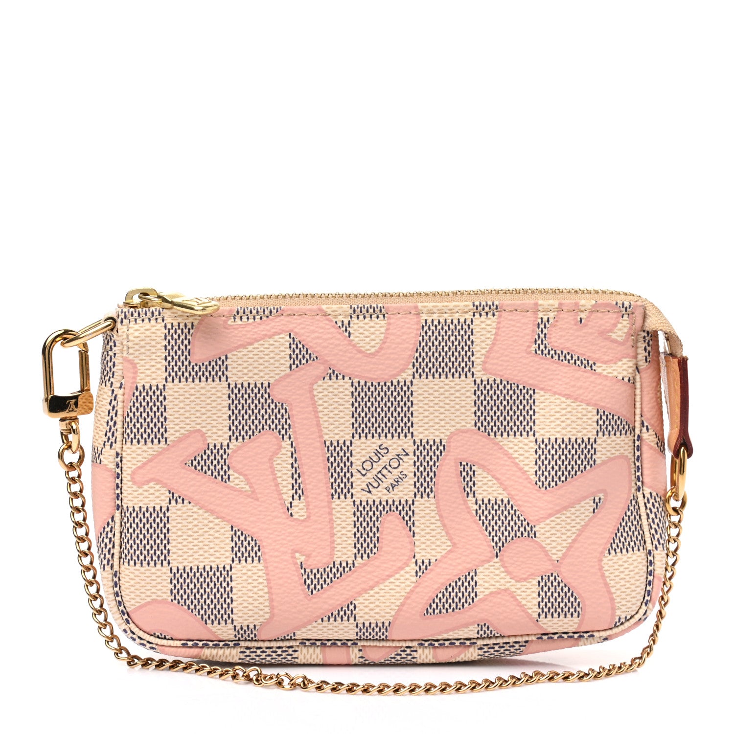 Louis Vuitton Damier Azur Tahitienne Mini Pochette Accessories 1 of 7