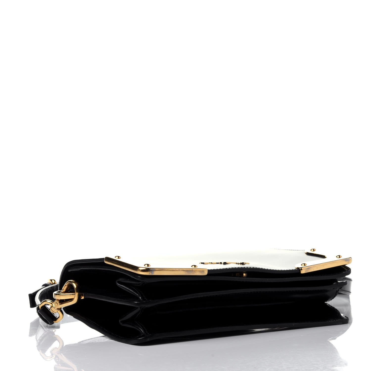 Prada Spazzolato Crossbody Bag Black 3 of 6