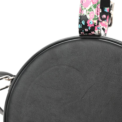 Louis Vuitton Calfskin Floral Print Petite Boite Chapeau Black 14 of 16