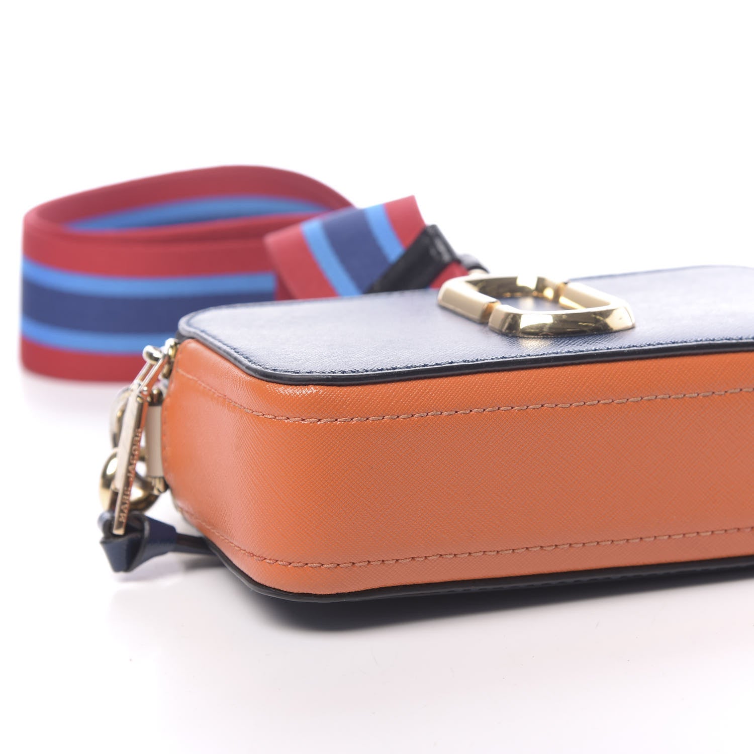 Marc Jacobs Saffiano Small Snapshot Camera Bag Navy Multicolor 11 of 12