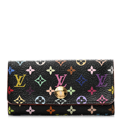 Louis Vuitton Monogram Multicolor Multicles 4 Key Holder Black Violet 1 of 6