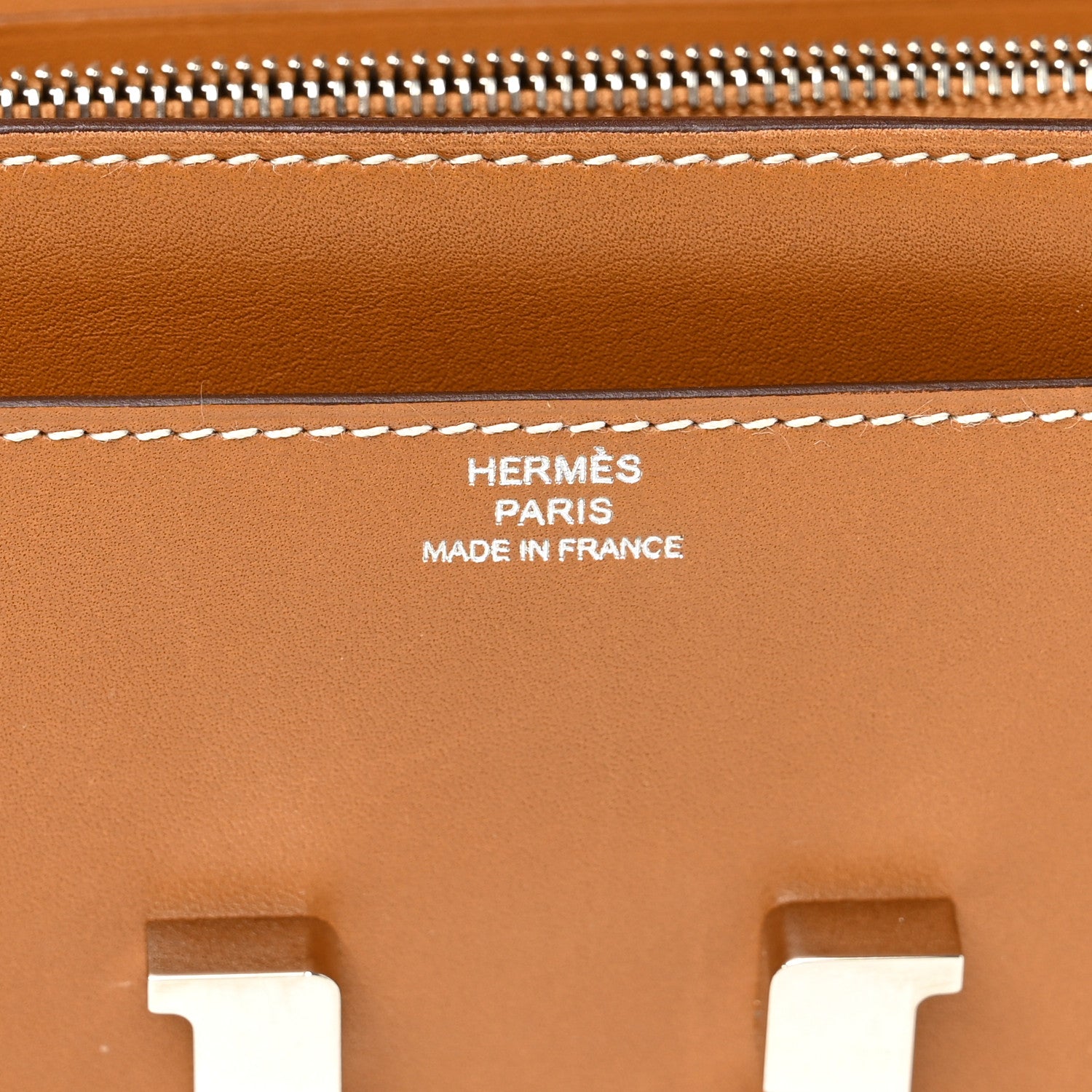 Hermes Tadelakt Constance Long Wallet Gold 6 of 12