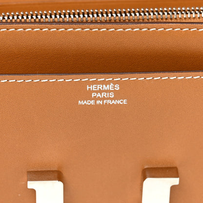 Hermes Tadelakt Constance Long Wallet Gold 6 of 12