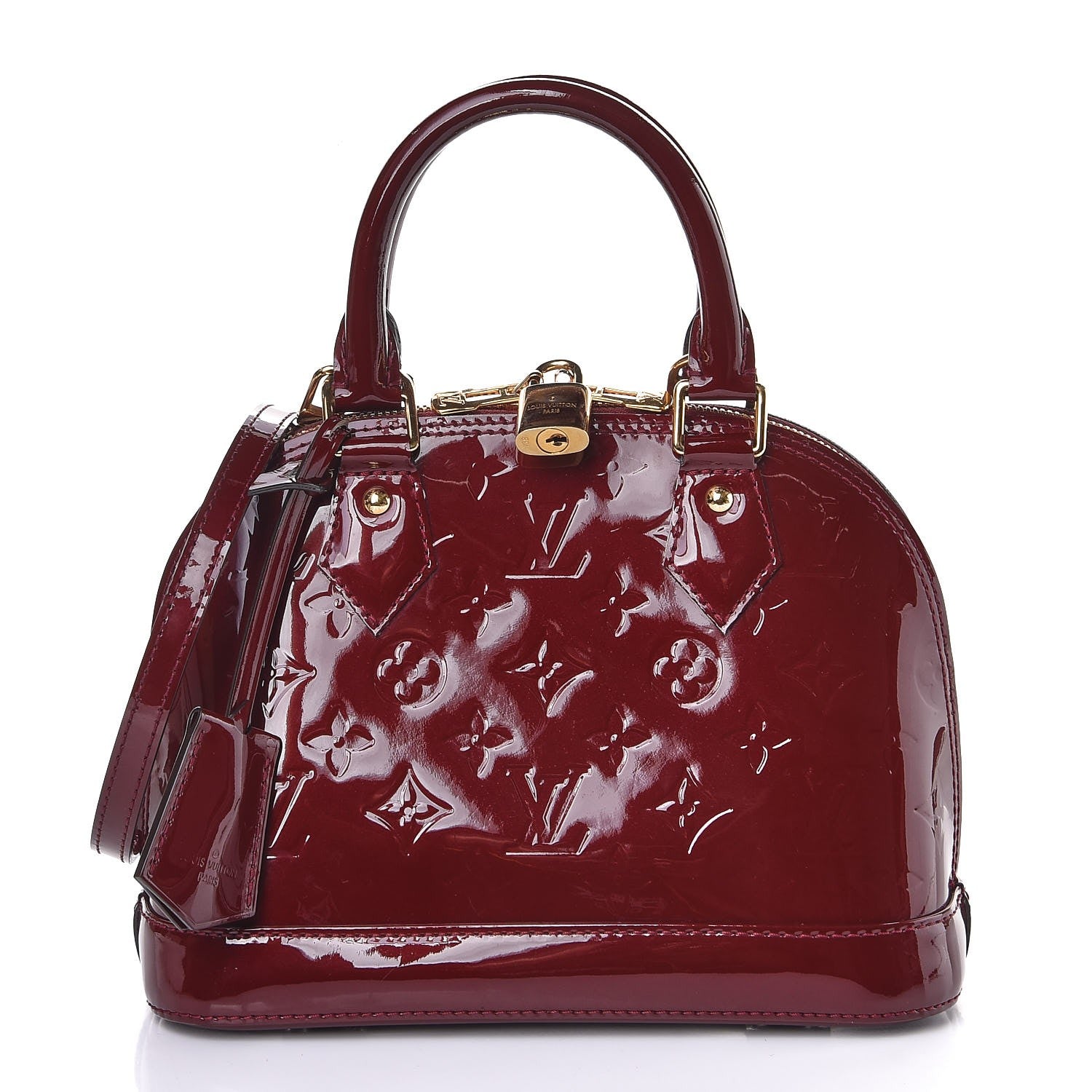 Louis Vuitton Vernis Alma BB Griotte 1 of 9