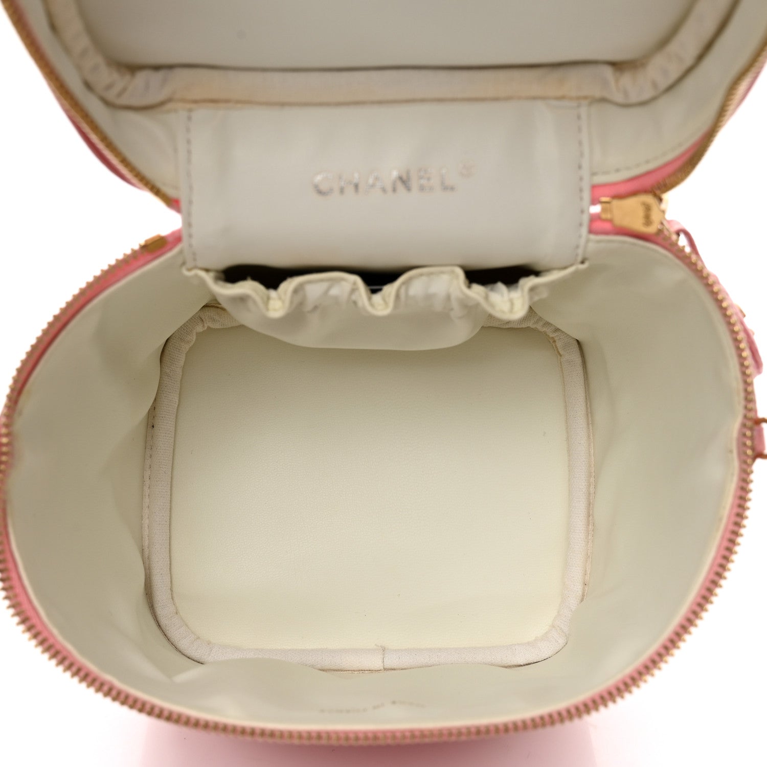 Chanel Caviar Vanity Cosmetic Case Pink 5 of 9