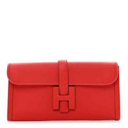 Hermes Swift Jige Elan 29 Clutch Rouge Tomate 1 of 8